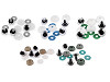 Safety Eyes with Glitter Ø20 mm