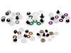 Safety Eyes with Glitter Ø20 mm