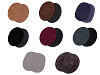 Suede Iron-on Patches with Perforation