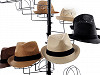 Kovový stojan na čiapky a klobúky
