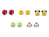 Rollenglöckchen Herz, Tiger, Bär, Frosch, Affe