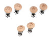 Holzclip für Kinder – Elefant, Stern, Smiley