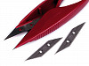 Nožničky PIN cvakačky veľmi ostré s náhradným ostrím dĺžka 11 cm