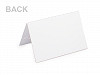 Paper Name Tag with natural, pearlescent border