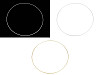 Cerchio in metallo, Ø 60 cm per acchiappasogni o decorazioni per attività fai-da-te