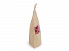 Paper Bag with Window Natural, middle size
