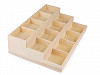 Ekspozytor drewniany / organizer 3 - piętrowy 24x35,5 cm
