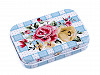 Plechová krabička květy růže