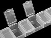 Plastic Storage Box Organizer 1.8x3.4x15 cm