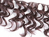 Cheveux ondulés pour poupées, 25 cm