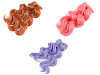 Capelli per bambole, lunghezza: 25 cm, ondulati