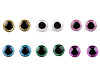 Yeux de sécurité avec paillettes, Ø 25 mm