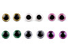 Augen mit Glitter und Sicherung Ø 25 mm