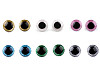Augen mit Glitter und Sicherung Ø 25 mm