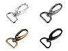Fém forgós karabiner 20 mm-es befűző