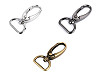 Mousqueton métallique pour sangle de 20 mm