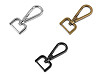 Metal Swivel Snap Hook / Carabiner, fits 20 mm strap