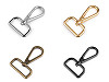 Mosquetón giratorio metálico, compatible con correas de 30 mm
