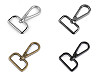 Mousqueton métallique pour sangle de 30 mm