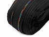 Regenbogen Reißverschluss Spirale Breite 6 mm