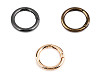 Spring O Rings, Round Spring Clips / Keyrings Ø25 mm