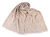 Tuch / Schal mit Perlen und Steinchen 70x190 cm