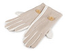Ladies Gloves with Fur Pom Pom