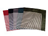 Saténový šátek s jemným proužkem 70x70 cm