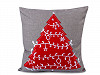 Christmas Embroidered Cushion / Pillow Cover 40x40 cm