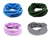 Multifunkční šátek pružný, bezešvý, jednobarevný