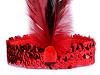 Party / Carnival Sequin Retro Headband with Feathers