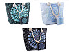Borsa da spiaggia, Mandala, dimensioni: 39 x 50 cm, con trousse porta-cosmetici