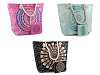 Borsa da spiaggia, Mandala, dimensioni: 39 x 50 cm, con trousse porta-cosmetici