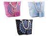 Sommer- / Strandtasche mit Tasche Mandala, Paisley 39x50 cm