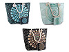 Borsa da spiaggia, Mandala, dimensioni: 39 x 50 cm, con trousse porta-cosmetici
