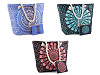 Borsa da spiaggia, Mandala, dimensioni: 39 x 50 cm, con trousse porta-cosmetici
