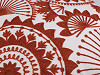 Kissenbezug besticktes Mandala 45x45 cm