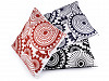 Embroidered Mandala Pillowcase / Cushion Cover 45x45 cm