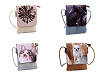 Borsa a tracolla piccola, motivo: gatto, fiore, unicorno, cervo, cavallo, dimensioni: 15,5 x 21 cm