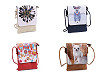 Borsa a tracolla piccola, motivo: gatto, fiore, unicorno, cervo, cavallo, dimensioni: 15,5 x 21 cm