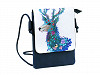 Small Crossbody Bag Cat, Flower, Unicorn, Deer, Horse 15.5x21 cm