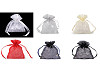 Ajándék zsákocska 8x10,5 cm organza shine