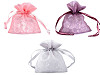 Darčekové vrecúško s kovovým leskom 10x12,5 cm organza shine