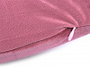 Samt Kissenbezug einfarbig 45x45 cm