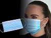 Maseczka ochronna - 3 warstwowa z włókniny ze wzmocnieniem na nos