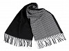 Winter Scarf with Fringes 62x185 cm