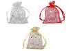 Bolsa de regalo de organza 7x8,5 cm, Estrella
