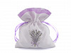 Gift bag with lavender print 9x13 cm