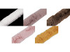 Clothing / Decorative Fur Trim to sew-on, flat, cut, width 5 cm