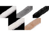 Clothing / Decorative Fur Trim to sew-on, flat, cut, width 5 cm